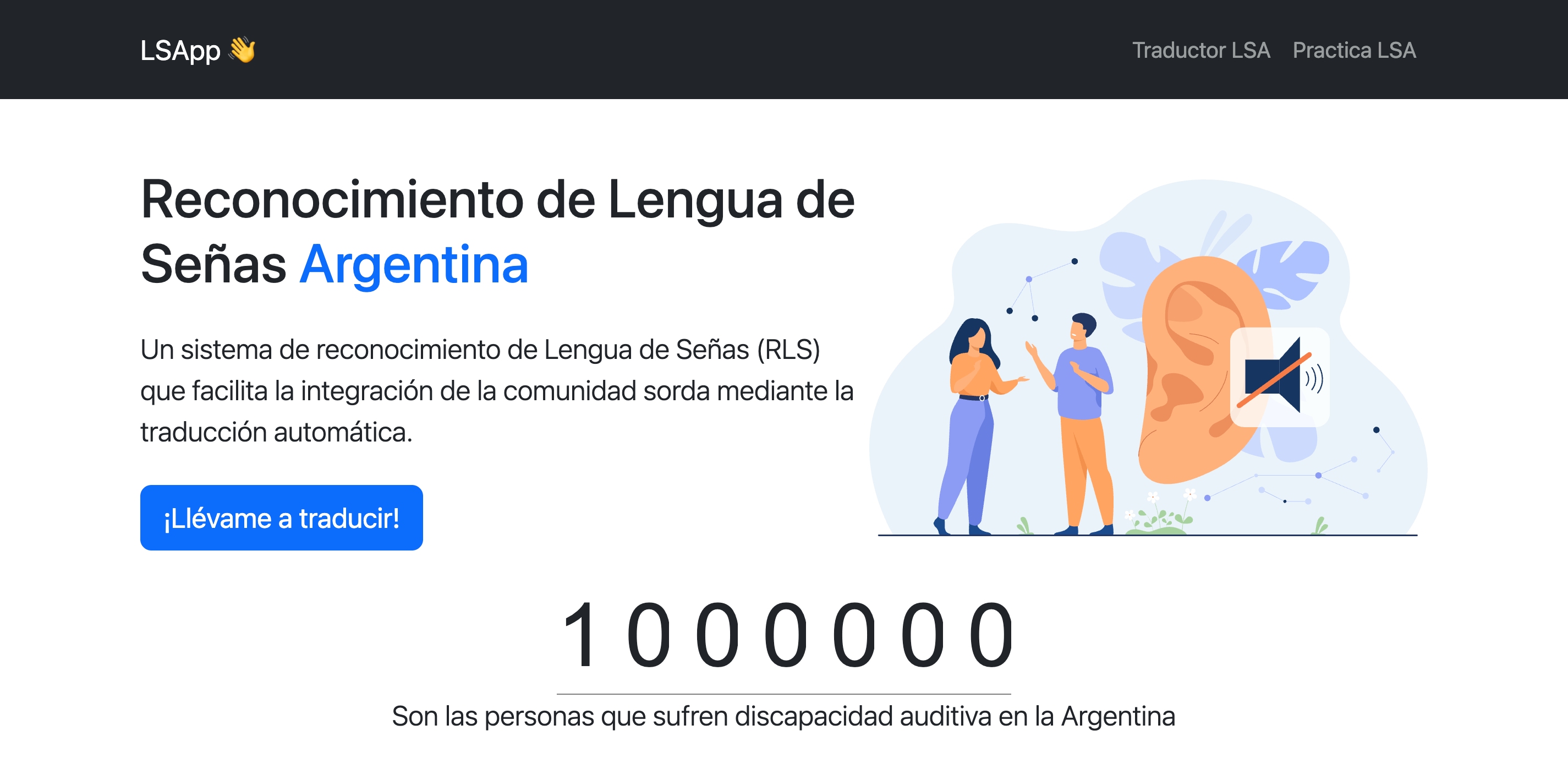 LSApp: Argentinian Sign Language Translation and Learning Application